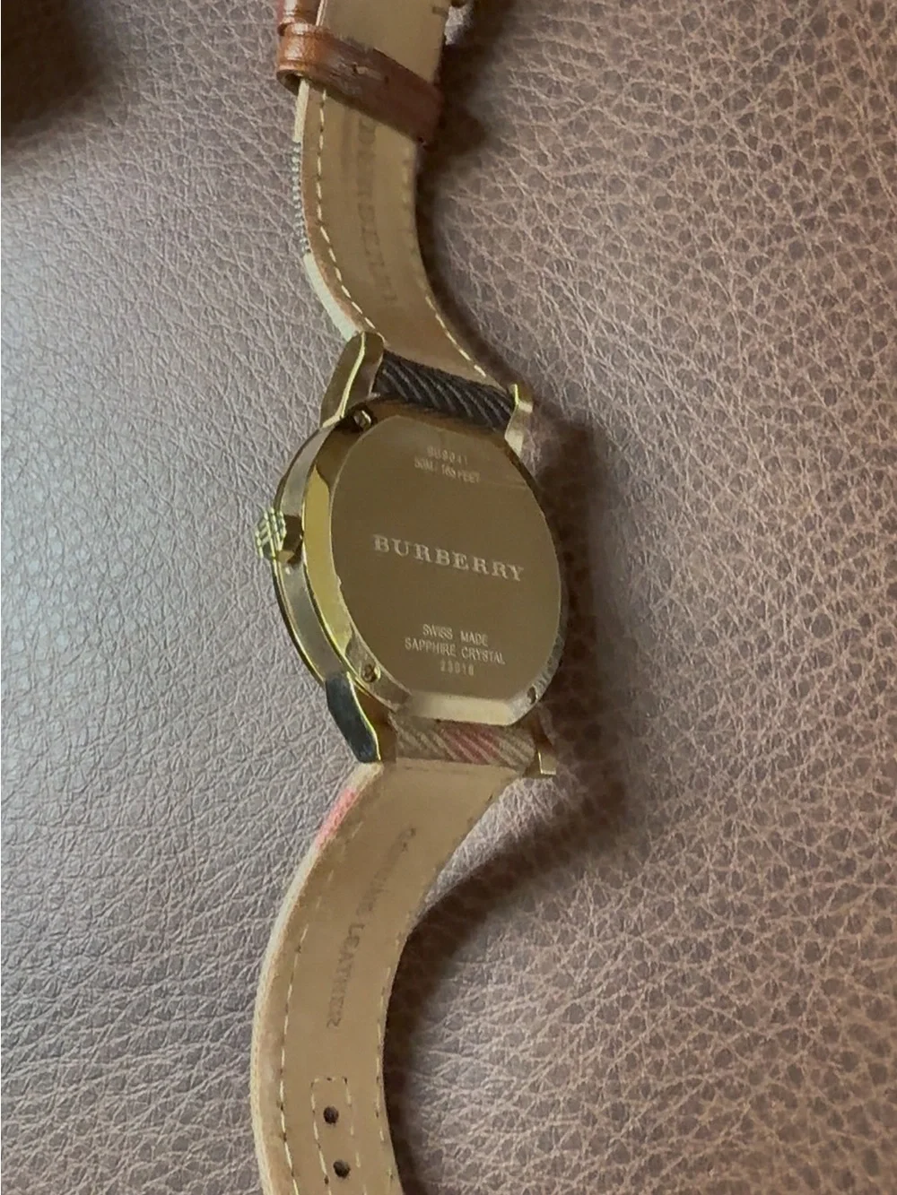 Burberry Gold Tone Watch - Picture 7 of 7